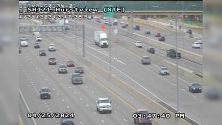 Hurst › North: SH 121 @ Hurstview (NTE) Traffic Camera