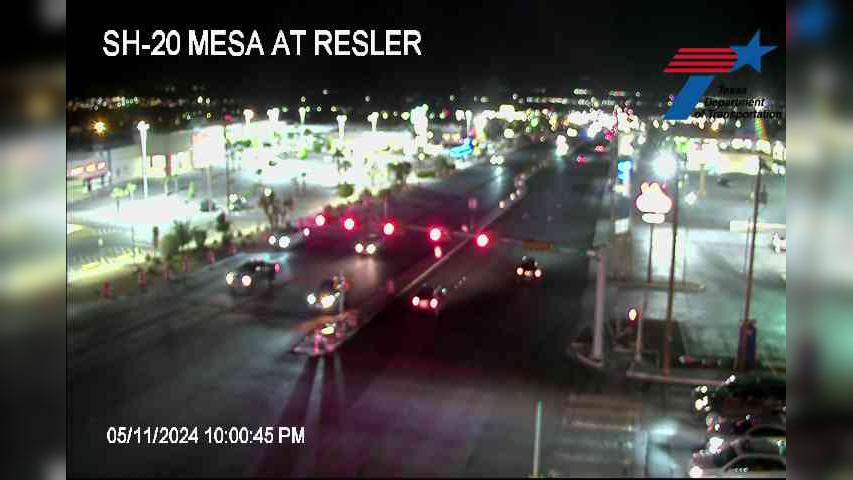 El Paso › West: SH-20/Mesa @ Resler Traffic Camera