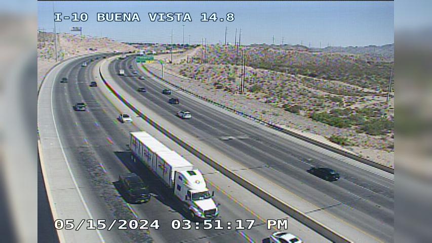 Traffic Cam El Paso › West: I-10 @ Buena Vista Player