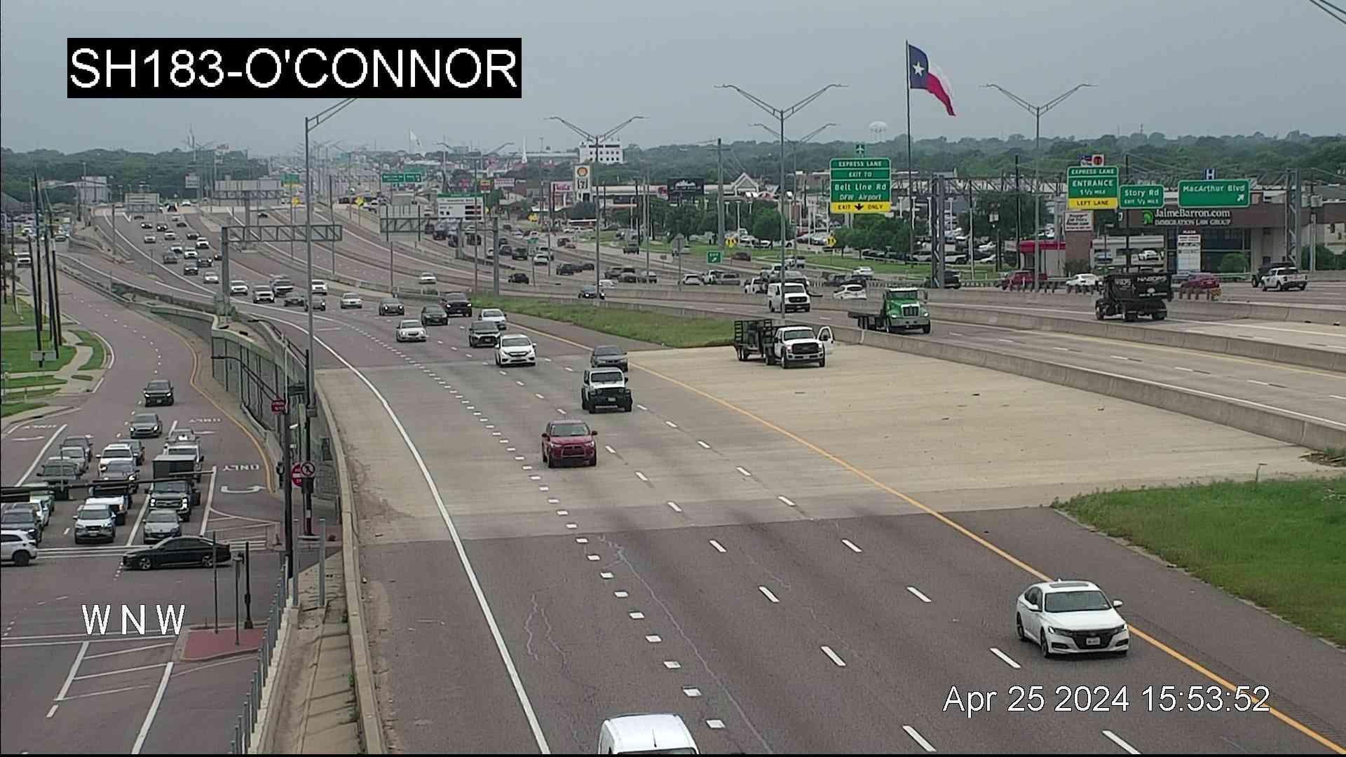 Traffic Cam Irving › East: SH 183 @ O'Connor Player