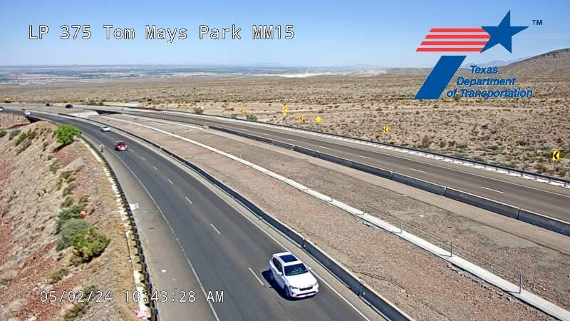 El Paso › East: LP-375 @ Tom Mays Park Traffic Camera
