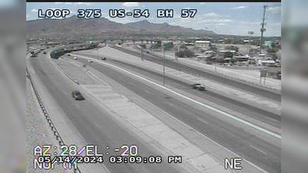 El Paso › West: LP-375 @ US-54/BH Traffic Camera