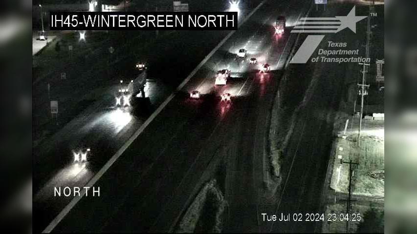 Hutchins › North: I-45 @ Wintergreen North Traffic Camera