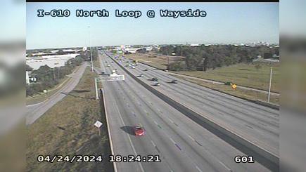 Traffic Cam Houston › West: I-610 North Loop @ Wayside Player