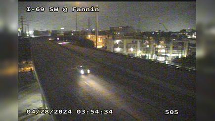 Traffic Cam Houston › South: IH-69 Southwest @ Fannin Player