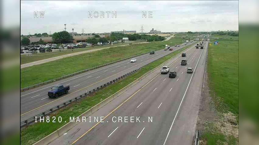 Traffic Cam Fort Worth › East: I-820NL @ Marine CreekNB DMS Player