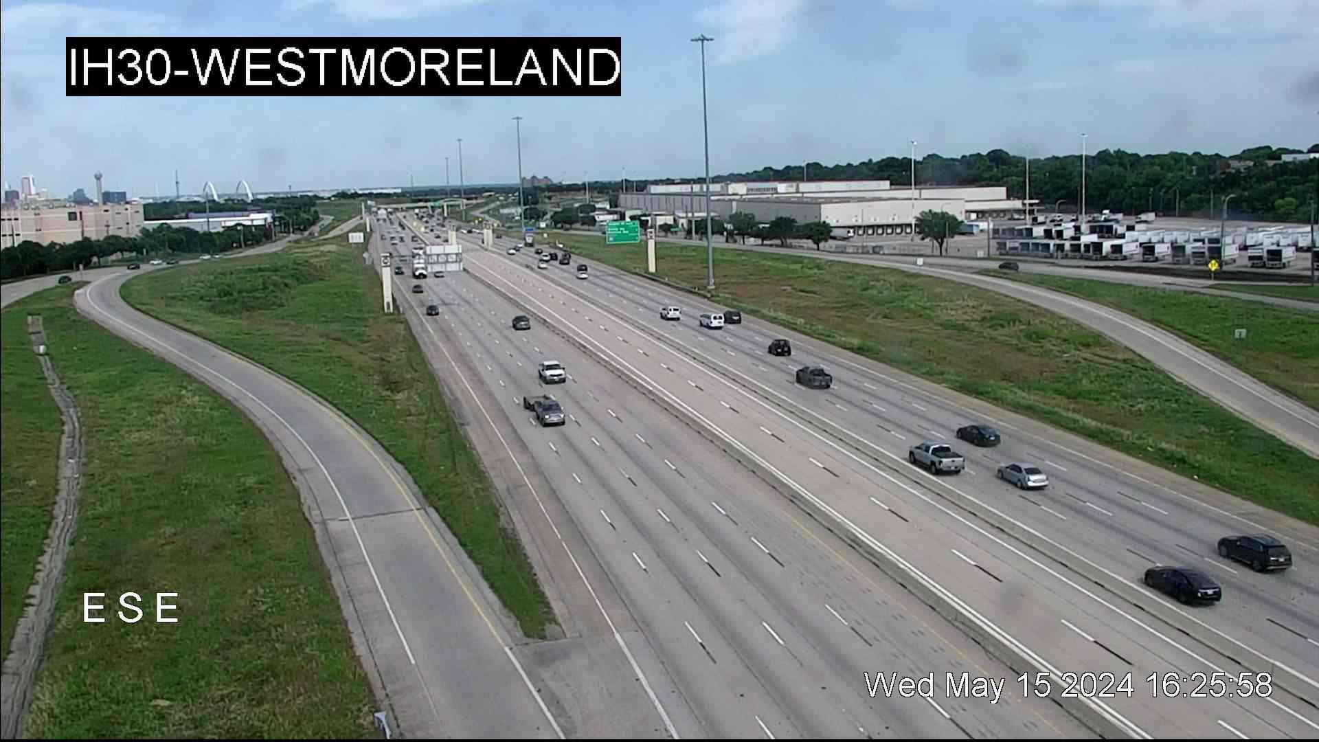 Traffic Cam Dallas › East: I-30 @ Westmoreland Player
