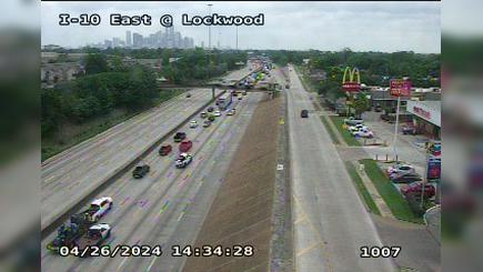 Traffic Cam Houston › West: I-10 East @ Lockwood Player