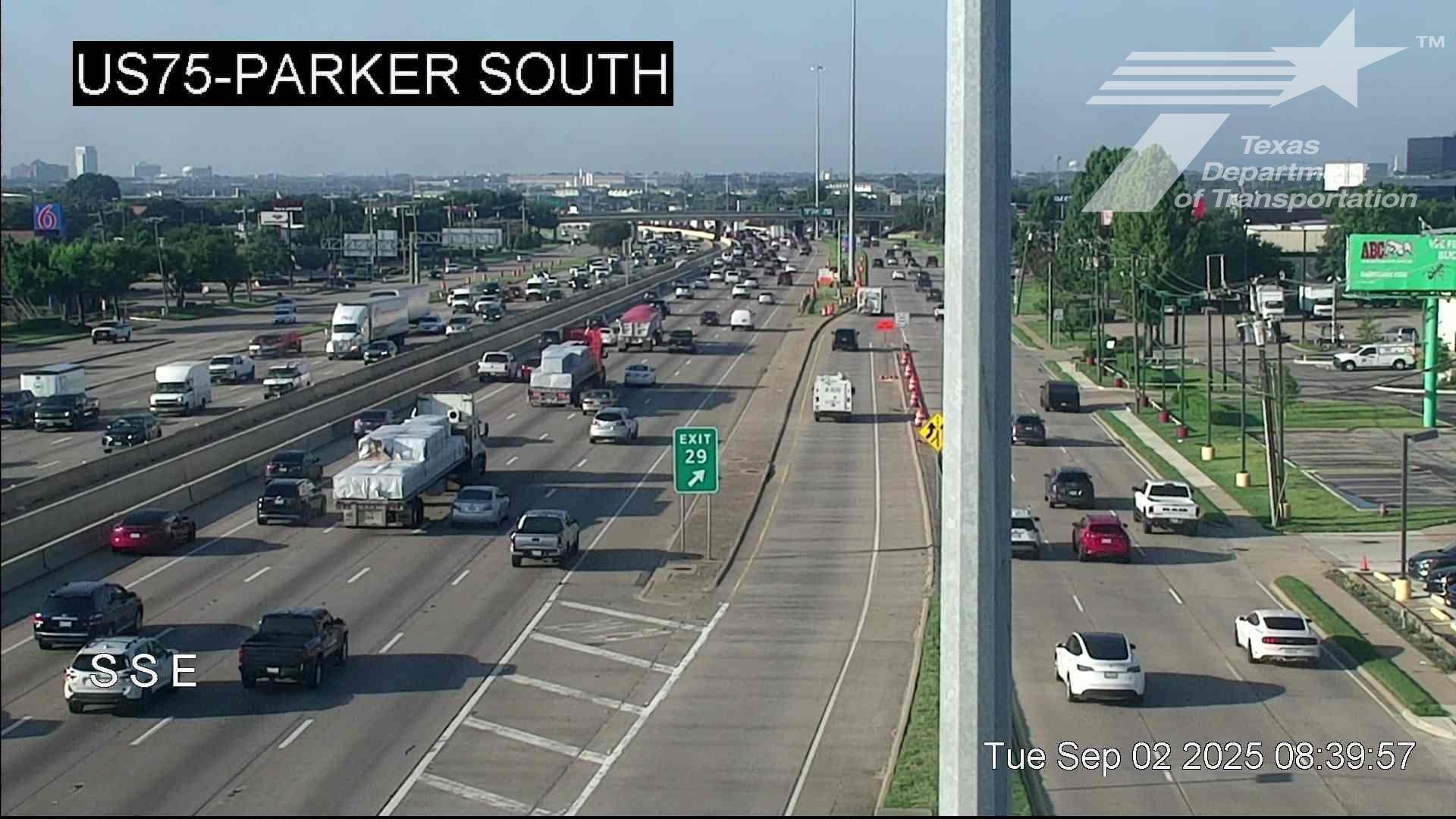 Traffic Cam Plano › North: US75 @ Parker South Player