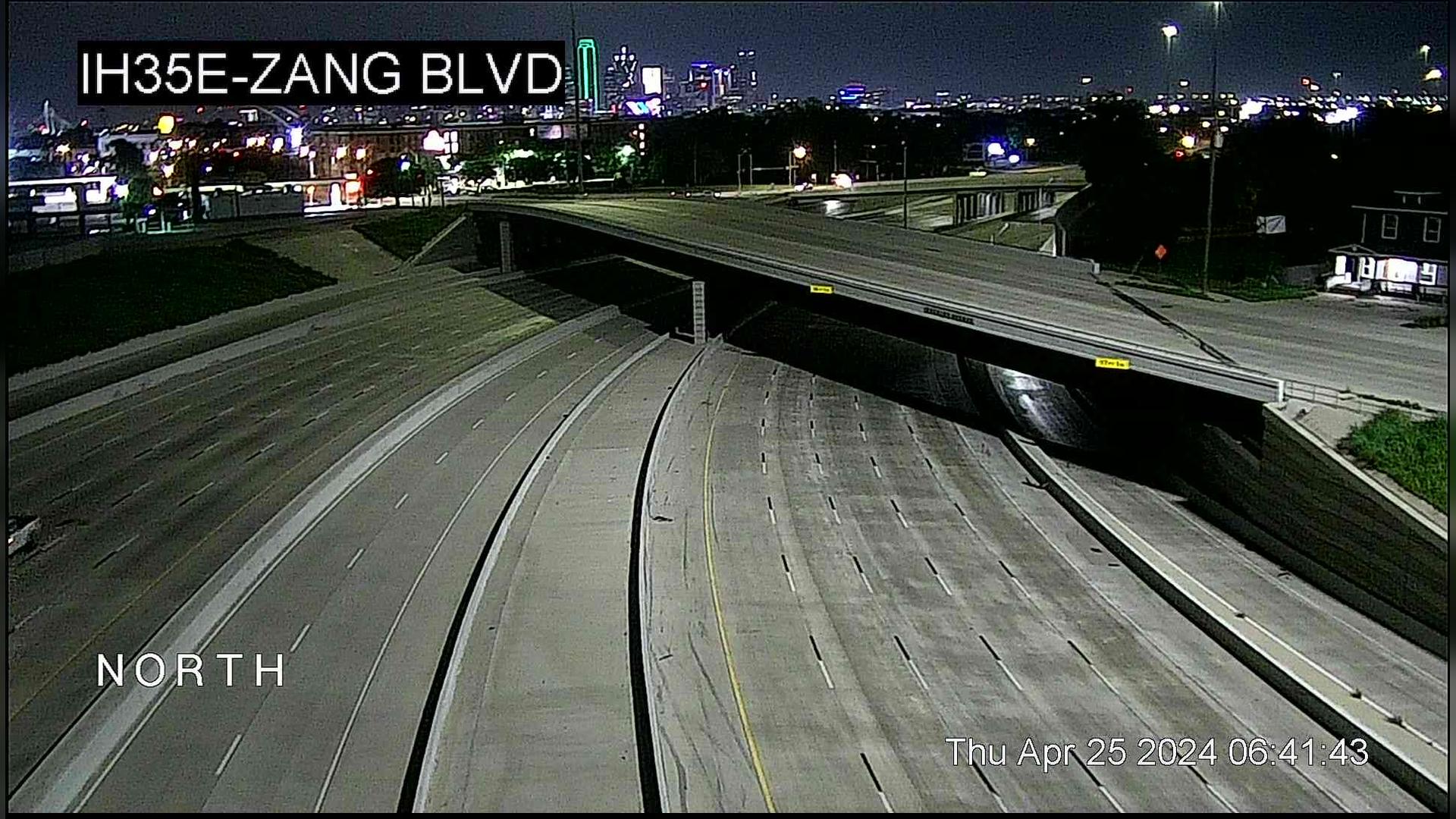 Traffic Cam Dallas › North: I-35E @ Zang Blvd Player