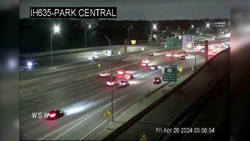 Dallas › East: IH635 @ Park Central Traffic Camera