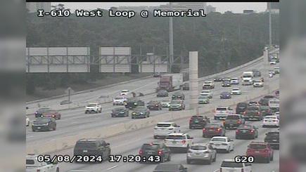 Houston › South: I-610 West Loop @ Memorial Traffic Camera