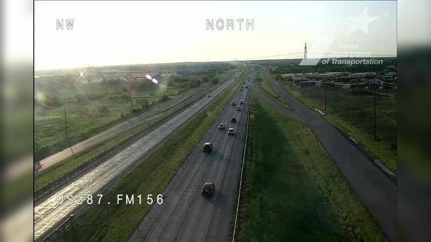 Fort Worth › North: US287 @ FM156 Traffic Camera