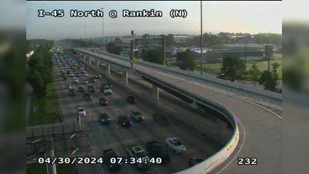 North Houston District › South: I-45 North @ Rankin (N) Traffic Camera