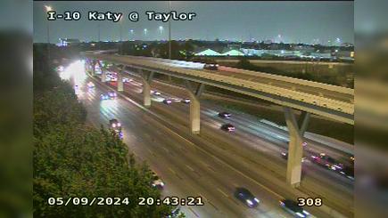 Traffic Cam Houston › West: I-10 Katy @ Taylor Player