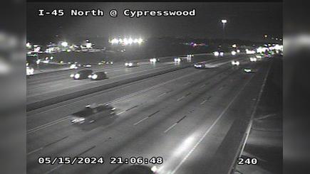 Old Town Spring › South: I-45 North @ Cypresswood Traffic Camera
