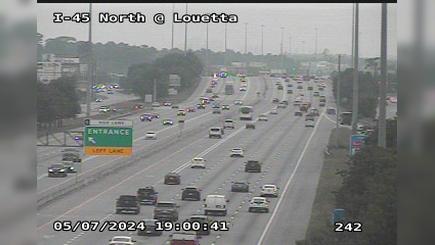 Old Town Spring › South: IH-45 North @ Louetta Traffic Camera