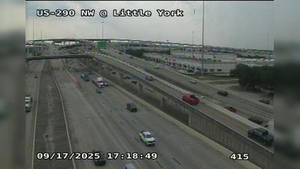 Traffic Cam Jersey Village › West: US-290 Northwest @ Little York Player