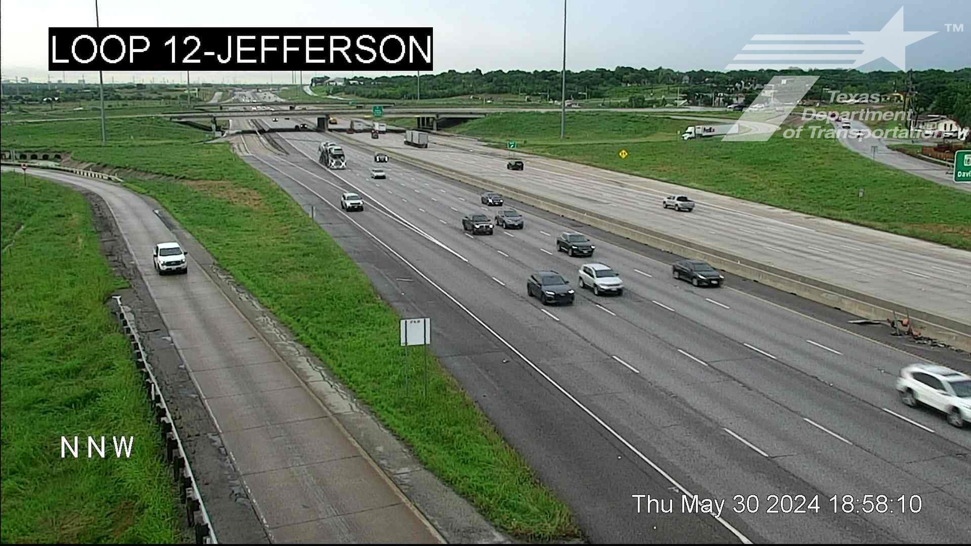 Dallas › North: Loop 12 @ Jefferson Traffic Camera