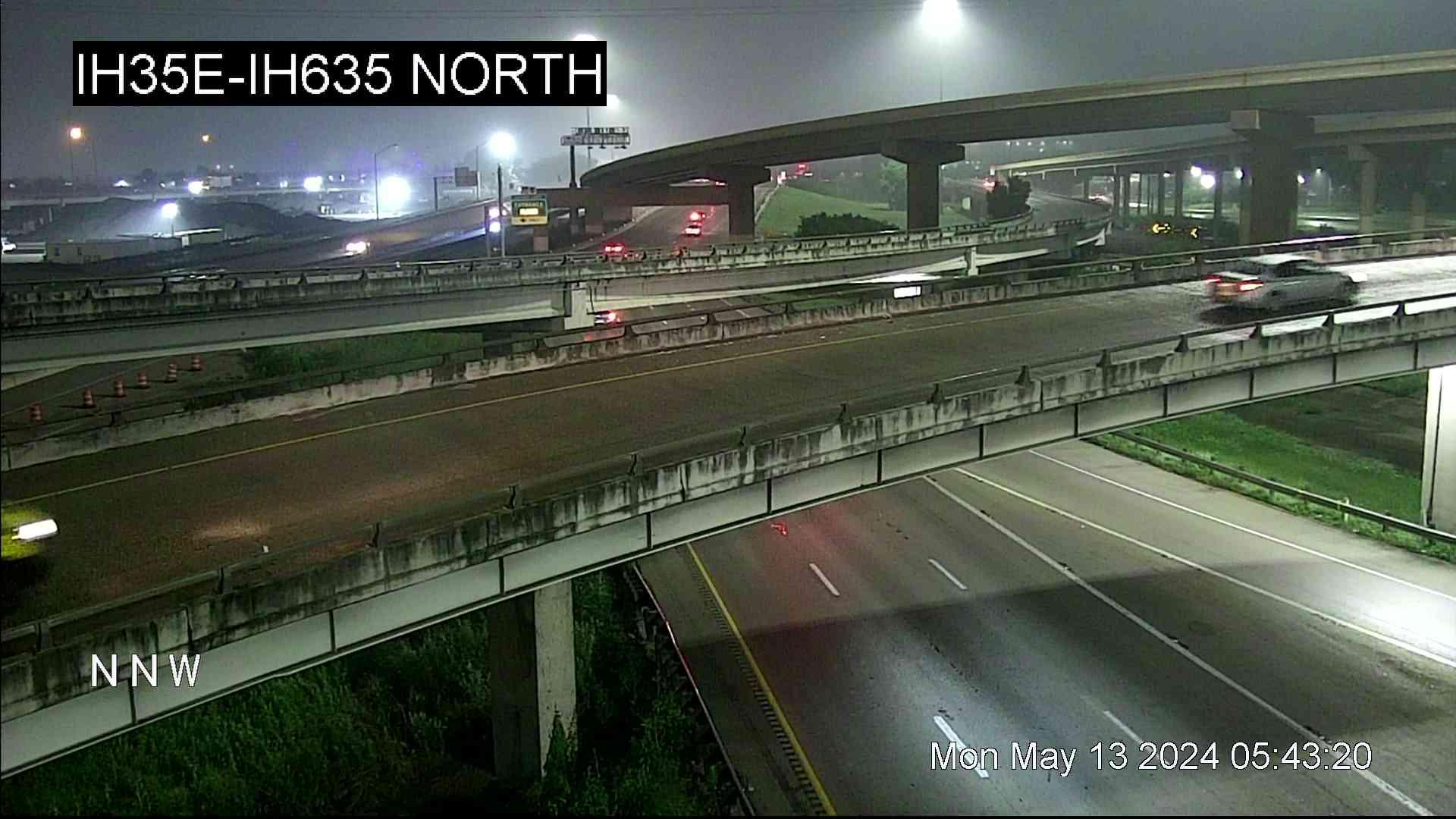 Traffic Cam Dallas › North: I-35E @ I-635 S-Ramp Player