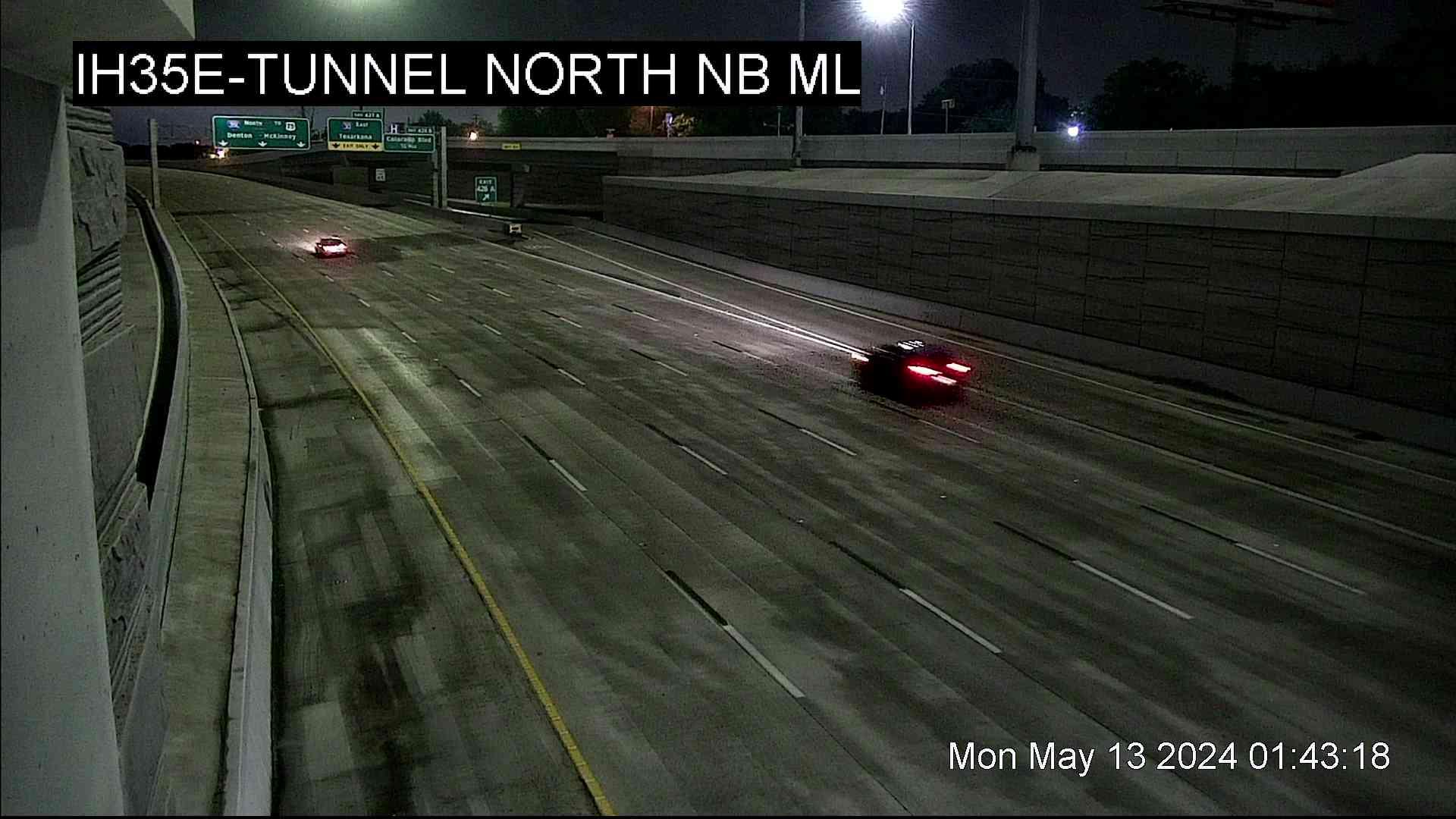 Traffic Cam Dallas › North: I-35E @ Tunnel North NB ML Player