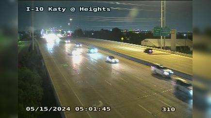 Traffic Cam Houston › West: I-10 Katy @ Heights Player