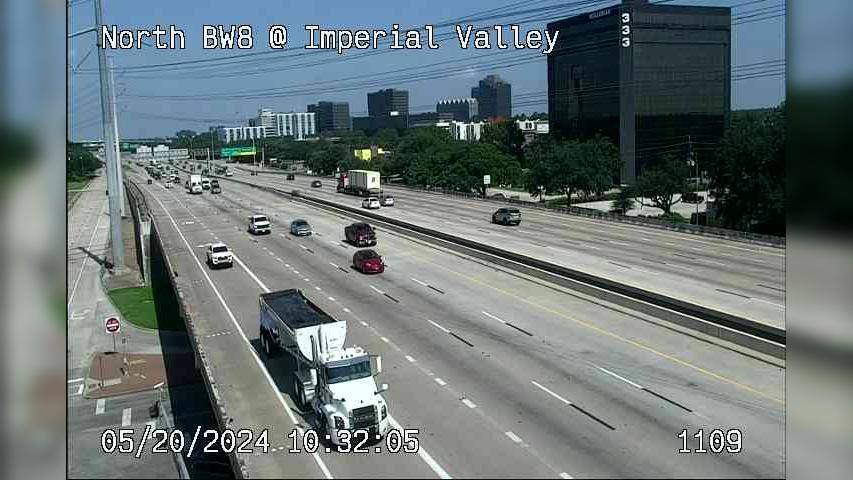 Traffic Cam North Houston District › West: North BW 8 @ Imperial Valley Player