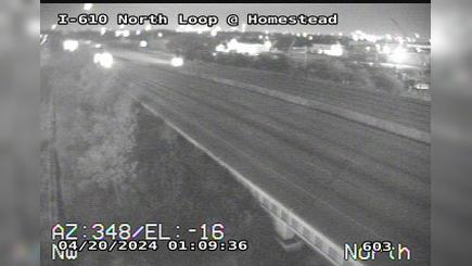 Traffic Cam Houston › West: I-610 North Loop @ Homestead Player