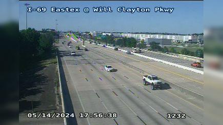 Traffic Cam Houston › South: IH-69 Eastex @ Will Clayton Pkwy Player