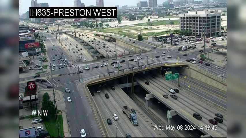 Traffic Cam Dallas › East: IH635 @ Preston West Player