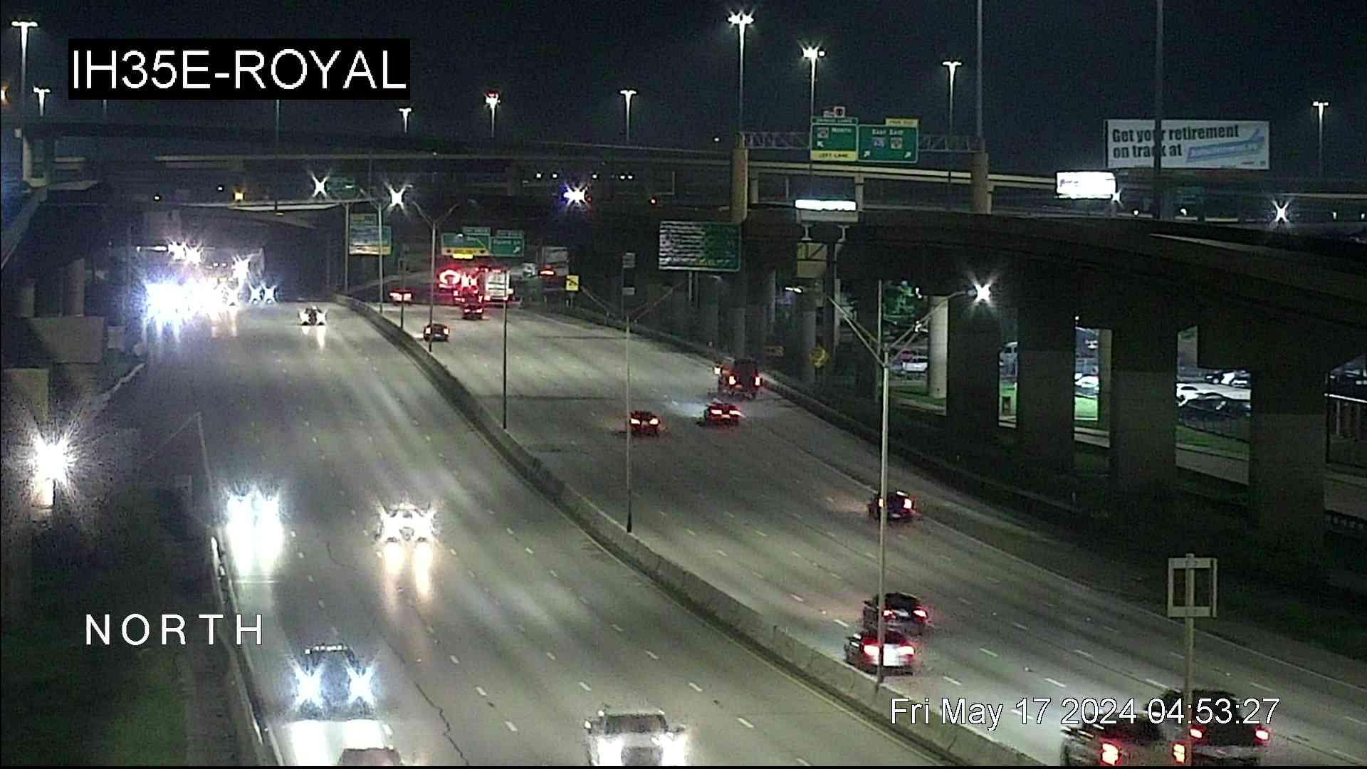 Traffic Cam Dallas › North: I-35E @ Royal Player