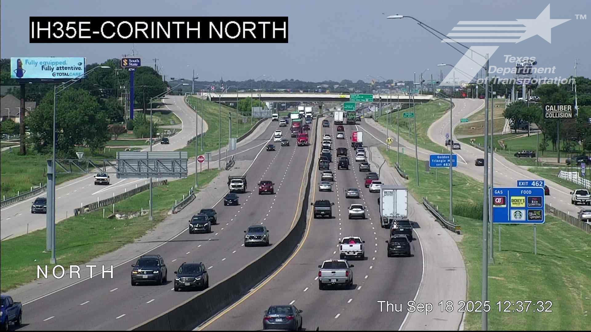 Traffic Cam Corinth › North: I-35E - North Player