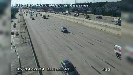 Traffic Cam Houston › West: US-290 Northwest @ Gessner Player
