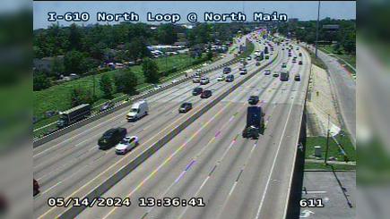 Traffic Cam Houston › West: I-610 North Loop @ North Main Player