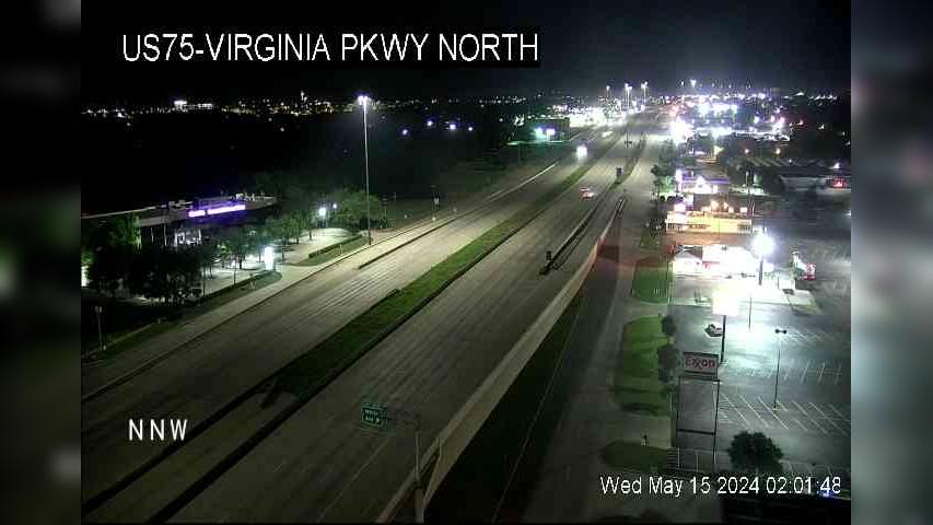 McKinney › North: US 75 @ Virginia Pkwy North Traffic Camera