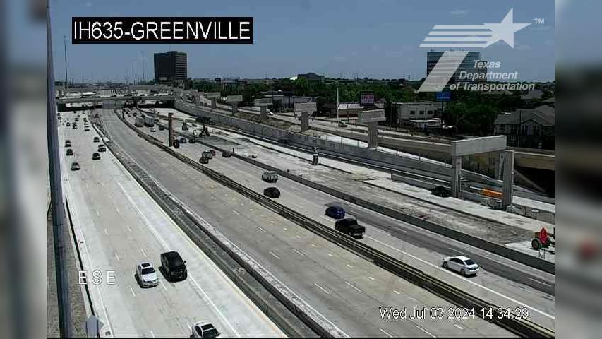 Dallas › East: I-635 @ Greenville Traffic Camera