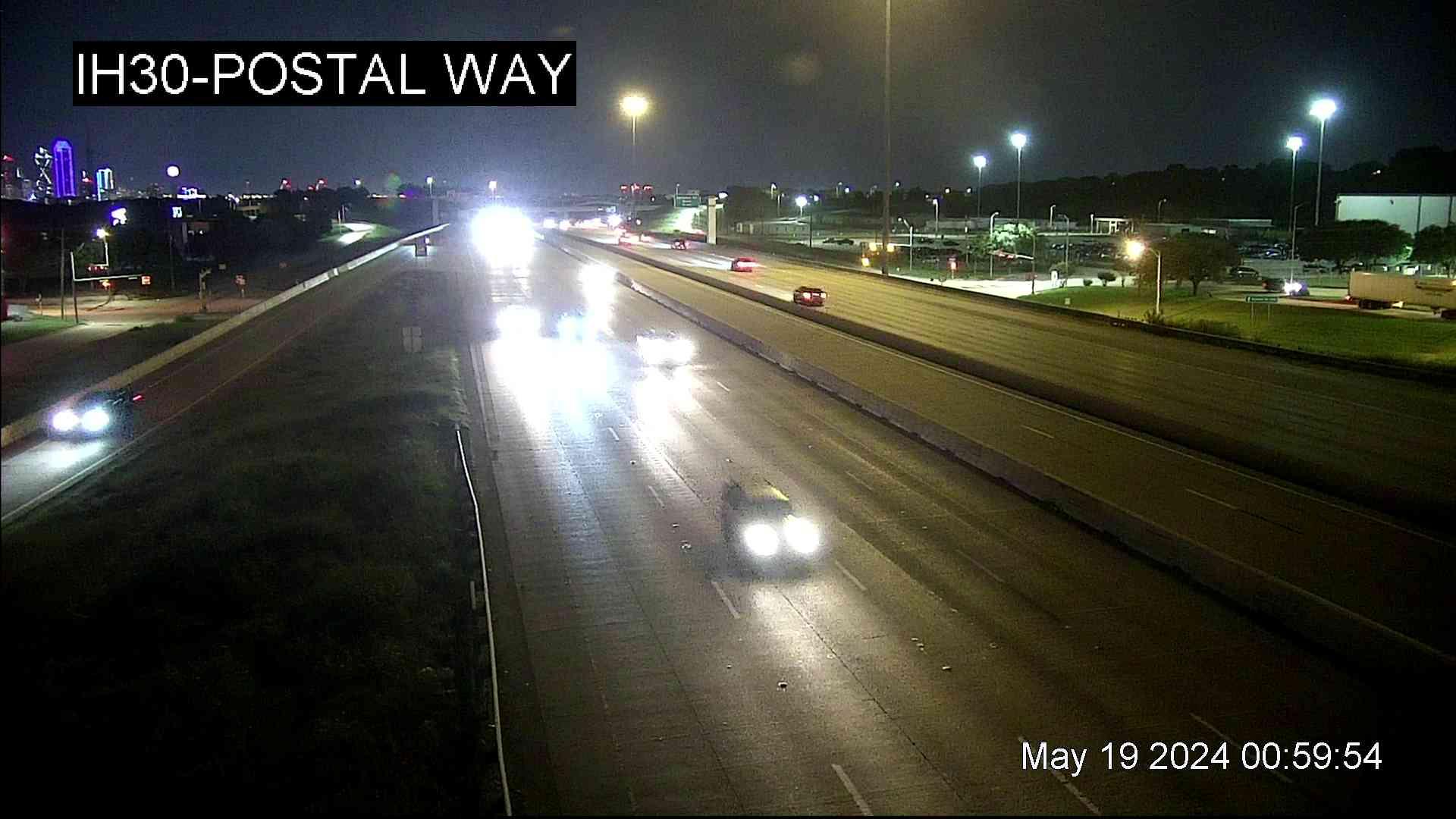 Traffic Cam Dallas › East: I-30 @ Postal Way Player