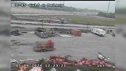 Texas City › South: IH-45 Gulf @ Delany Traffic Camera