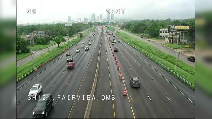 Fort Worth › North: SH 121 @ Fairview DMS Traffic Camera