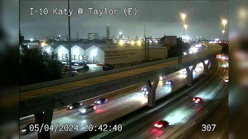 Traffic Cam Houston › East: I-10 Katy @ Taylor (E) Player