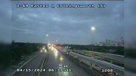 Traffic Cam Houston › South: I-69 Eastex @ Collingsworth (S) Player
