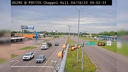 Chappell Hill › West: US 290@FM1155 Traffic Camera