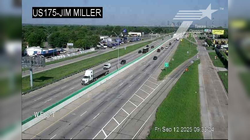 Dallas › East: US 175 @ Jim Miller Traffic Camera