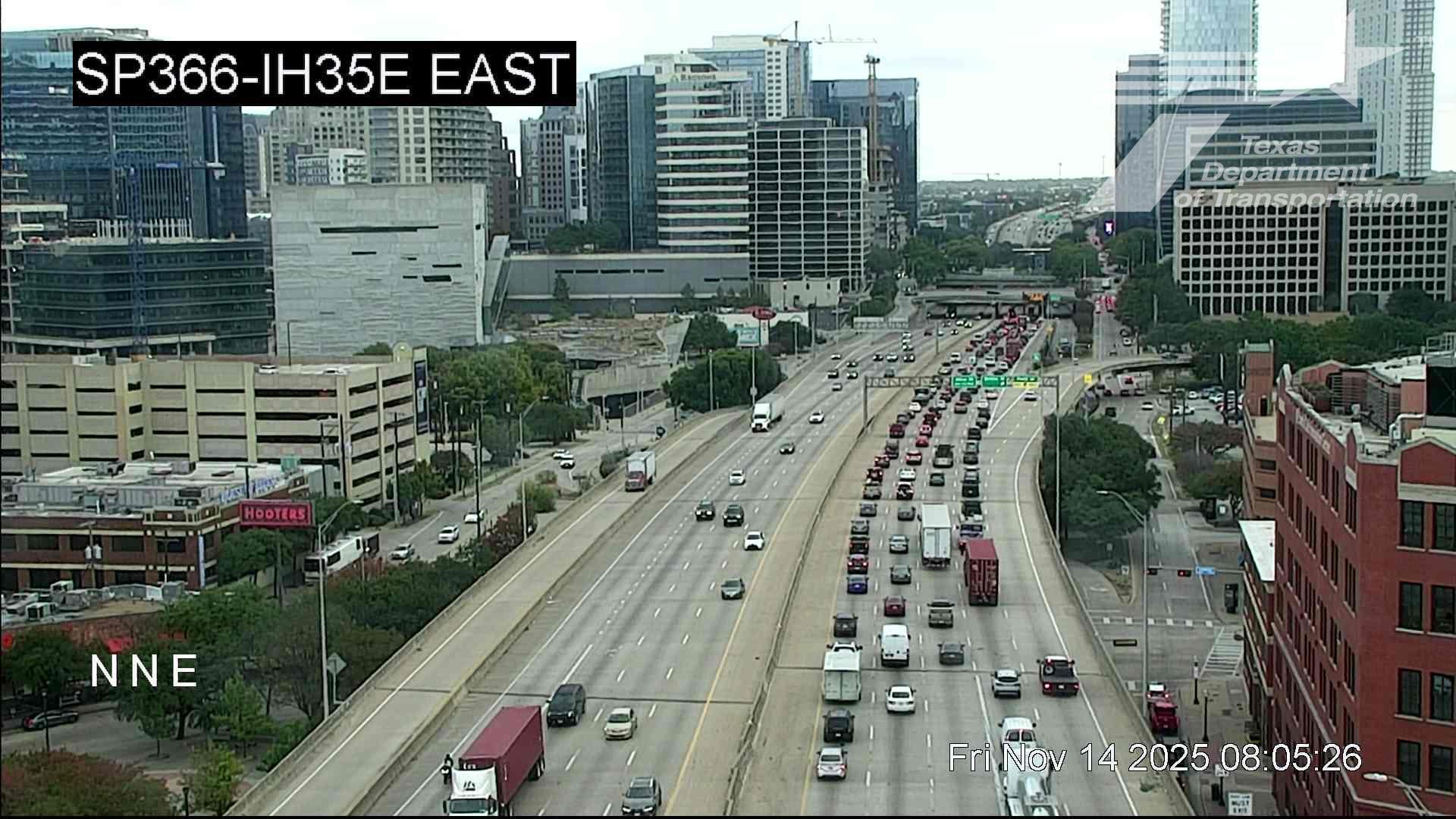 Traffic Cam Downtown PID › East: Spur 366 @ I-35E East Player