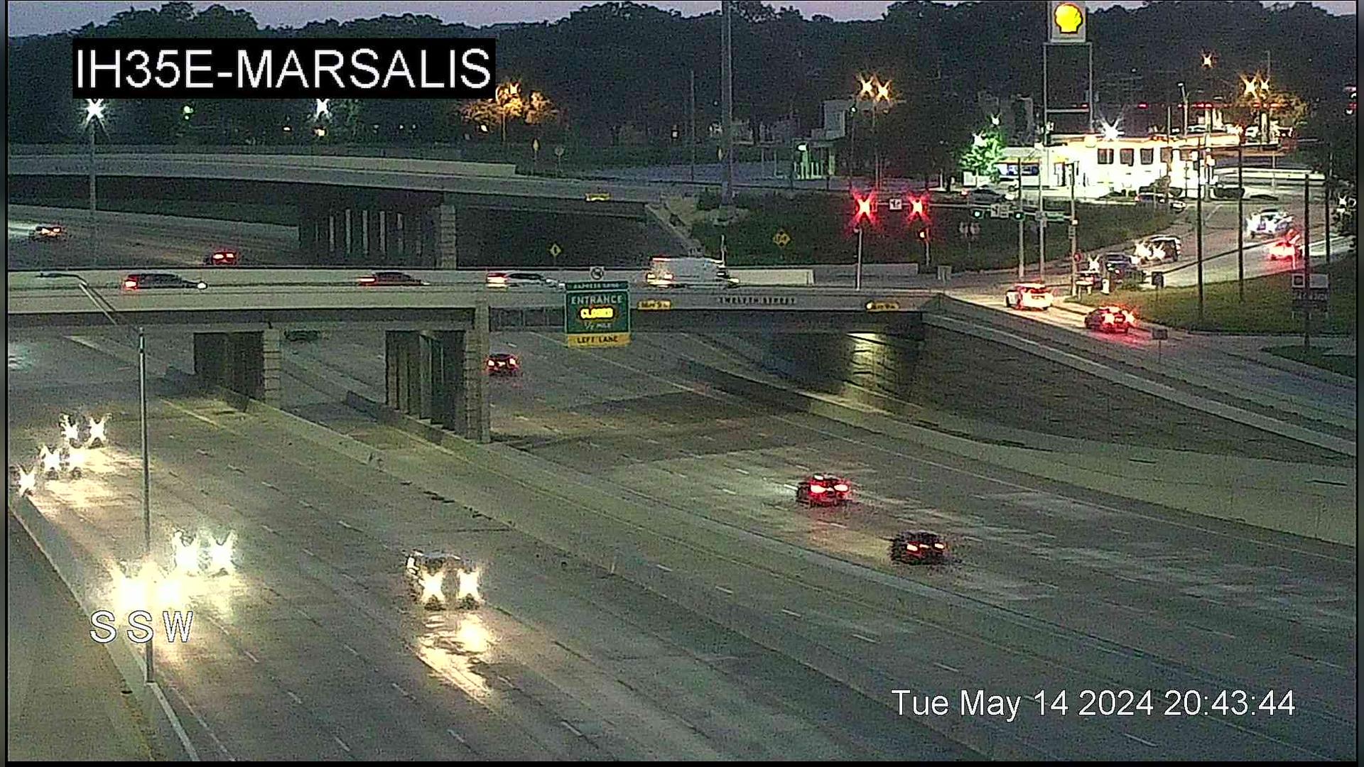 Dallas › North: I-35E @ Marsalis Traffic Camera