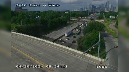 Traffic Cam Houston › West: I-10 East @ Waco Player