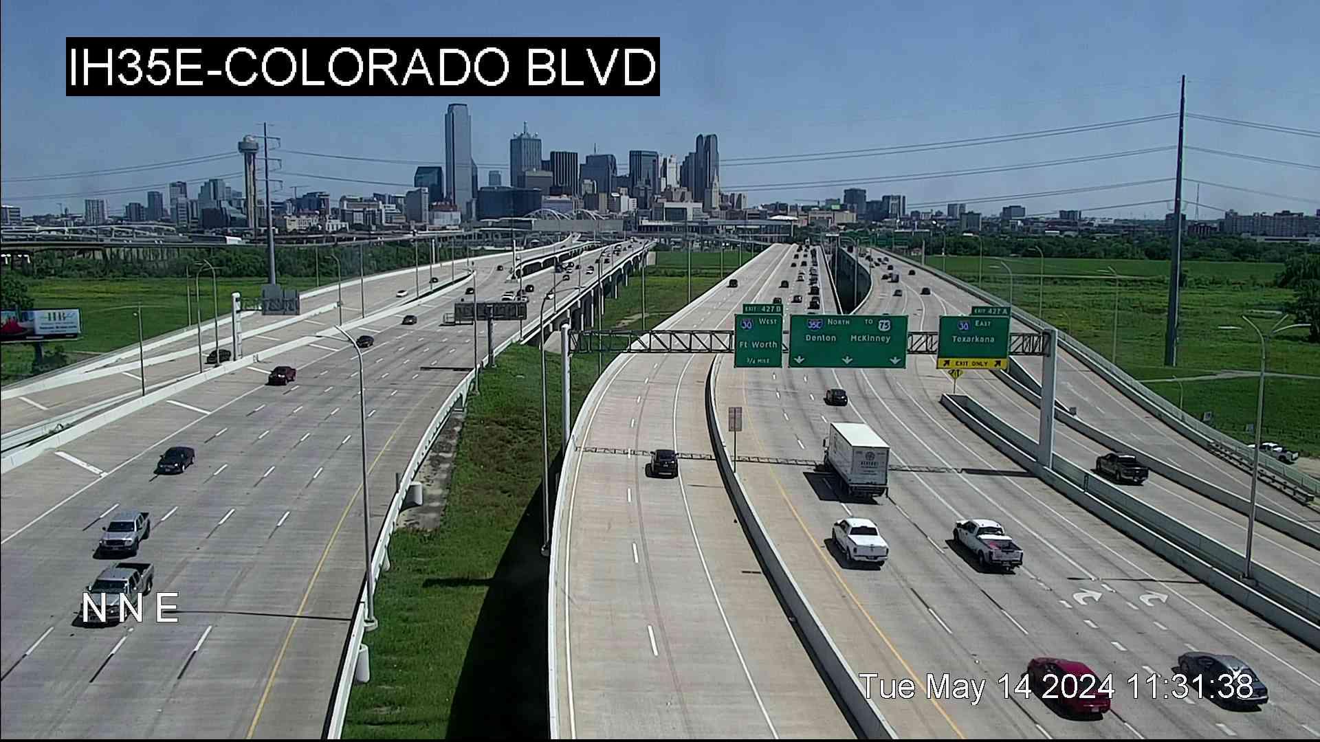 Traffic Cam South Side PID › North: I-35E @ Colorado Blvd Player