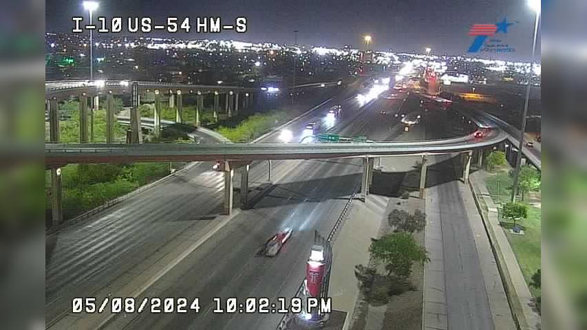 El Paso › West: I-10 @ US 54 HM S Traffic Camera
