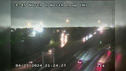 Traffic Cam Houston › South: I-45 North @ North Loop (N) Player
