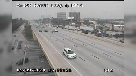 Traffic Cam Houston › West: I-610 North Loop @ Ella Player